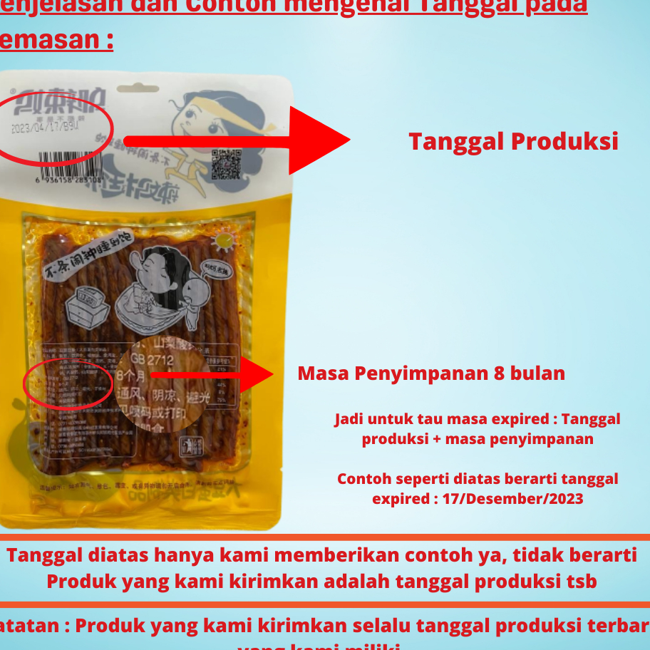 

Pasti Murah ANEKA Wulama Gluten Spicy Tofu Latiao Cemilan Snack Vegetarian
