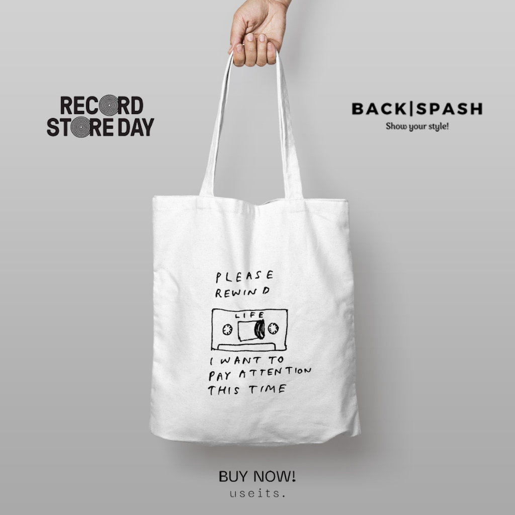 Totebag Kata - Kata Music The Record Store Day - Totebag Tas Wanita The Record Store Day TPC