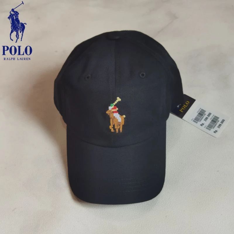 topi/caps Polo Ralph Lauren - hitam logo nitendo- original BNWT
