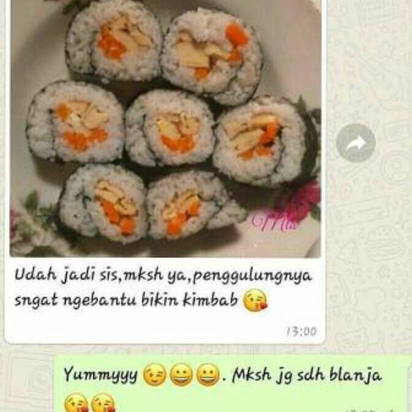 

Seller Paket sushi nori 10 lembar bambu bahan bento dry seaweed halal murah sushi nori manjun sakao tokinori rumput laut kulit sushi