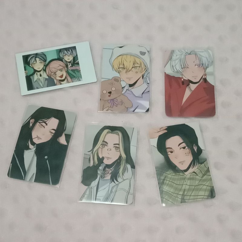 [ TAKE ALL NEGOTIABLE ] photocard pc 6baji tokyo revengers tokrev trio bonten chifuyu izana baji kaz