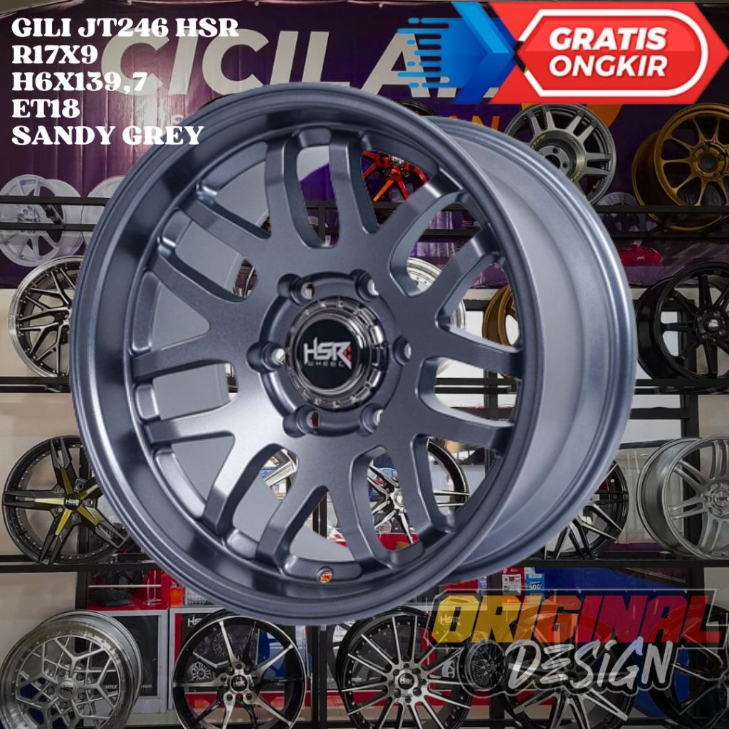 Velg Mobil Fortuner , Pajero , Everest , Prado , HSR GILI Ring 17 R17