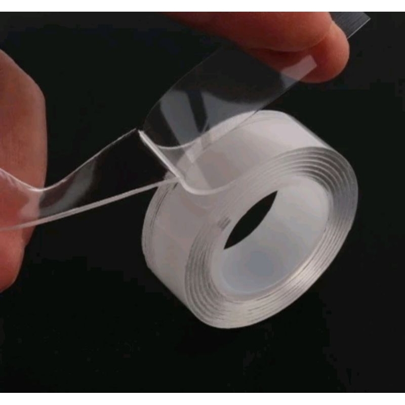 

Double tape bening transparan 5 meter