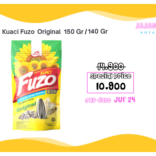 

Ready stock Dua Kelinci Kuaci FUZO Original 150 gram / 140 gram