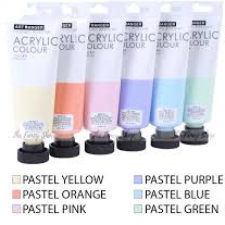 

➥☈✥ ART RANGER ACRYLIC PAINT/CAT ACRYLIC / AKRILIK PASTEL COLOR 75ML