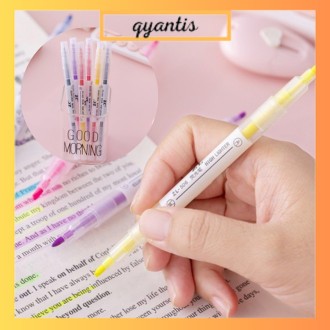 

stabilo panjang warna warni 2 sisi Stationery Highlighter isi 6 pcs