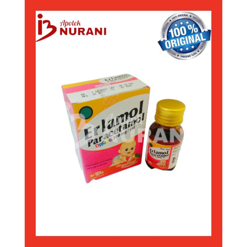 ERLAMOL DROP OBAT DEMAM DAN NYERI BAYI