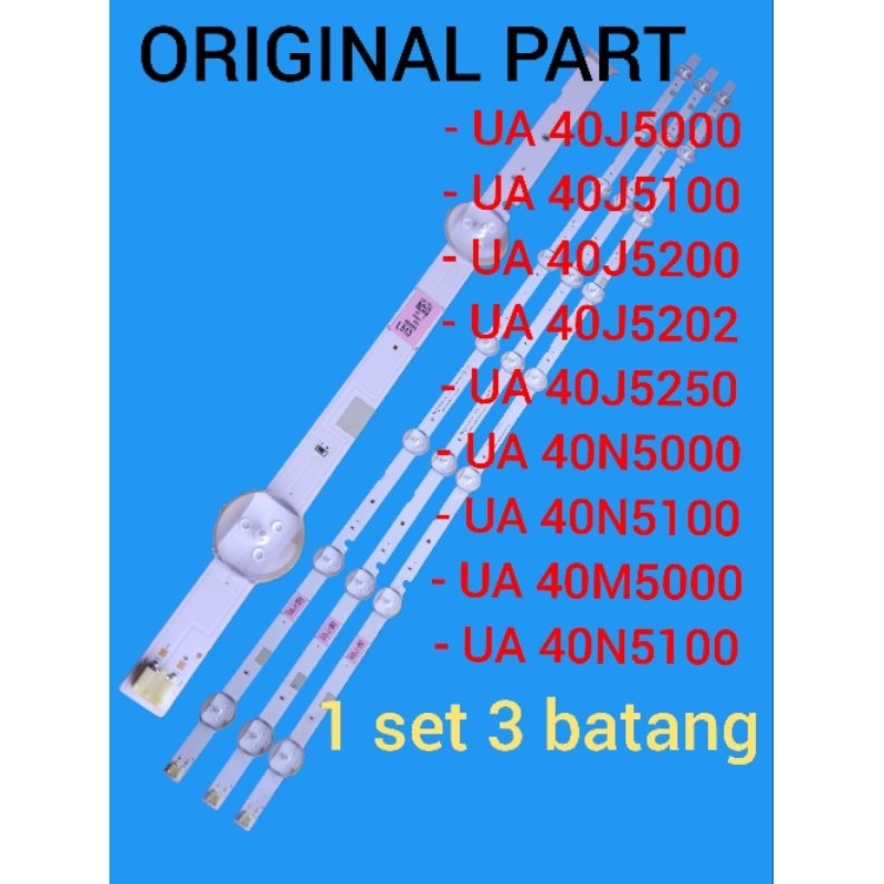 samsung backlight 40 inch - UA 40J5000- UA 40J5100- UA 40J5200- UA 40J5202- UA 40J5250- UA 40N5000- 