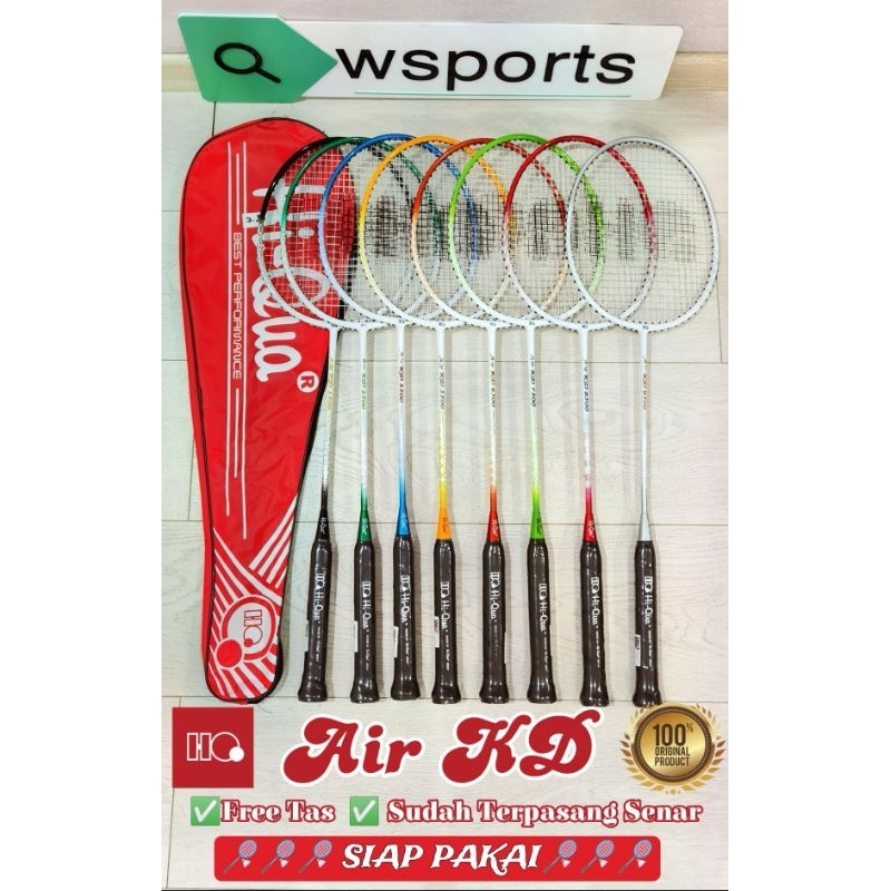 Raket Badminton HQ HiQua AIR KD Original