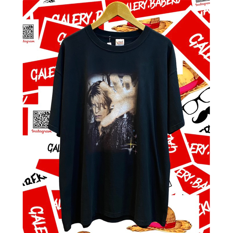 Kaos David Bowie ANVIL Red Singer legend Vintage Vtg band  tour 2003/2004 second