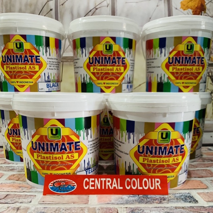 

Produk Keren Cat Plastisol Unimate AS R White / Putih - 1KG
