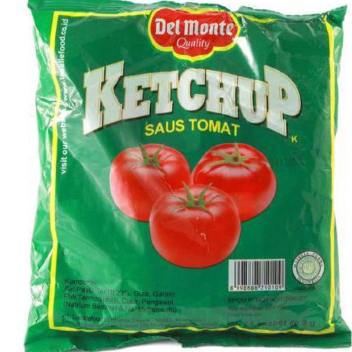 

♪↔✴❆ Delmonte Saus Sambal Extra Hot Sachet, Saus Tomat Sachet 24 x 9 gram