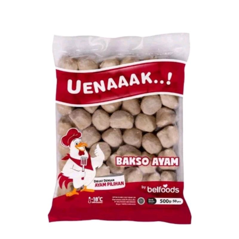 

Belfoods Baso Ayam Isi 50 / 500gr