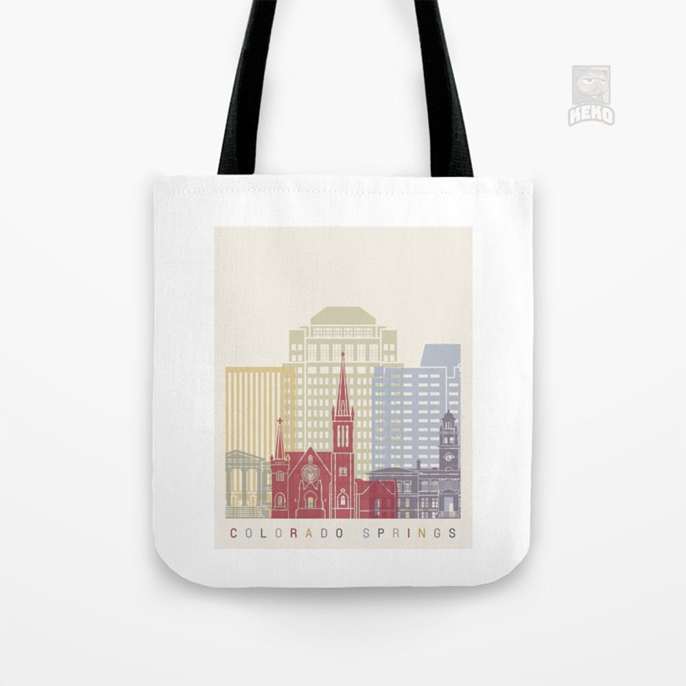 Tote Bag Kanvas | Hampers | Colorado Springs skyline
