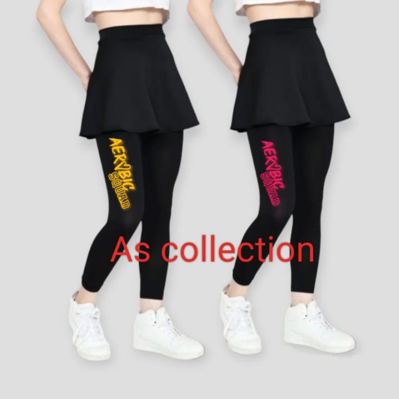MHB Rok legging olahraga/rok panjang aerobik/rok senam aerobik fitness/rok panjang aerobik olahraga