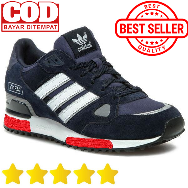 Promo Sepatu Adidas ZX 750 Sneakers Premium Pria Kualitas terbaik harga murah