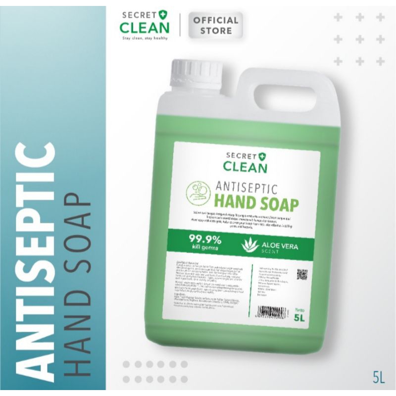 sabun cuci tangan secret clean 5 liter