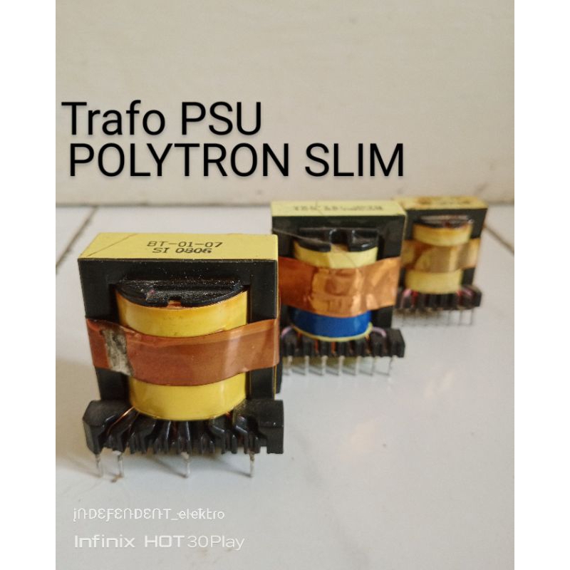 Trafo power supply tv Polytron slim   trafo psu tv Polytron u slim    travo regulator tv Polytron sl