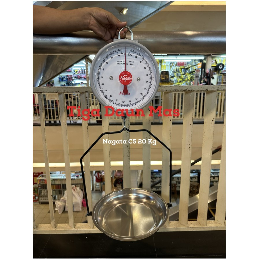Timbangan Gantung Jarum Nagata C5 20 Kg Timbangan Timbangan Manual