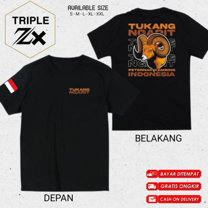 KAOS TUKANG NGARIT PETERNAK KAMBING INDONESIA