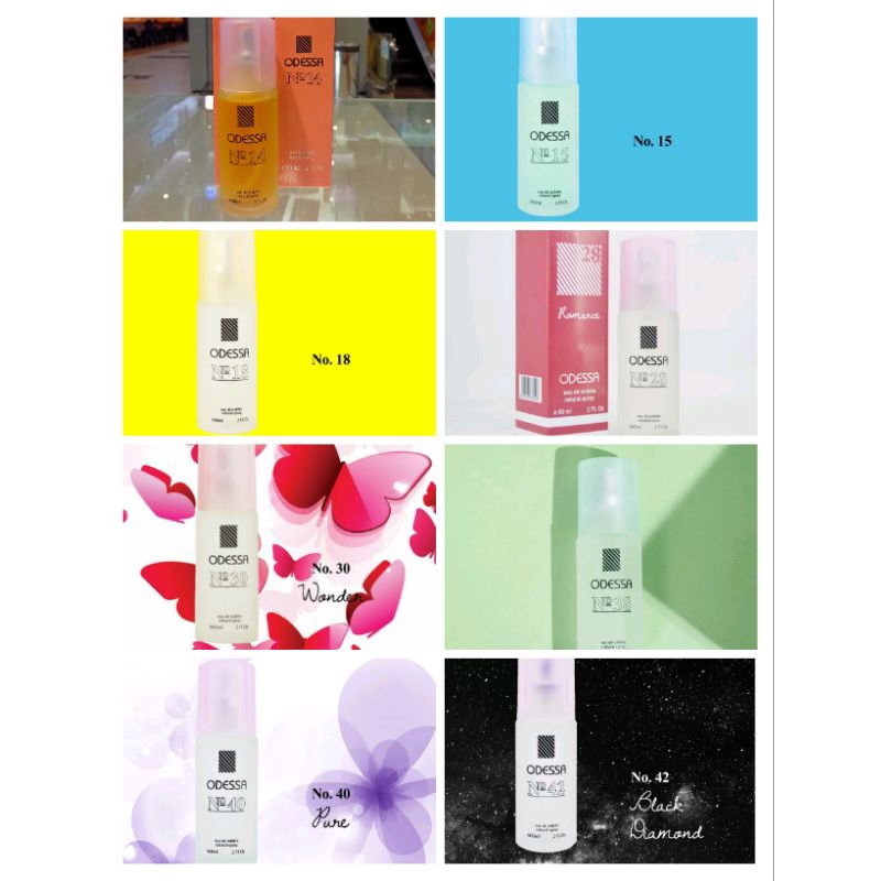 EDT PARFUME ODESSA bestselling 60ML