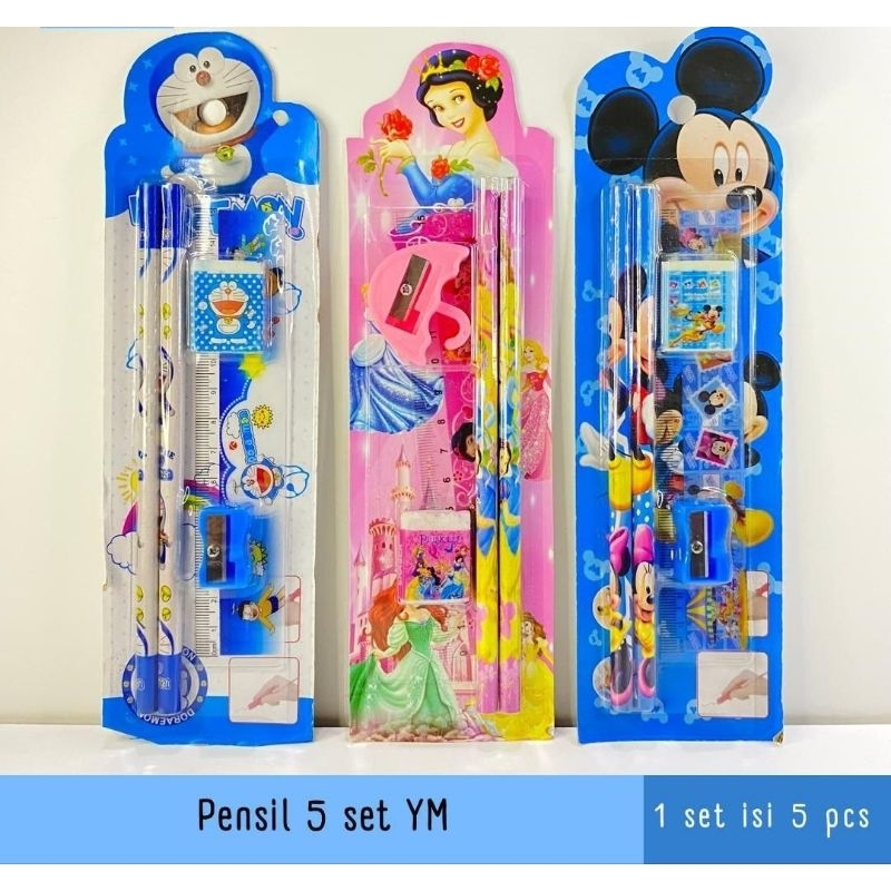 

(SK) SET PENSIL 5 IN 1 + FREE BUBBLE WRAP