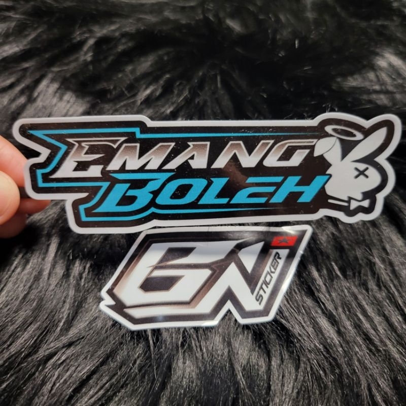stiker kata2 emang boleh