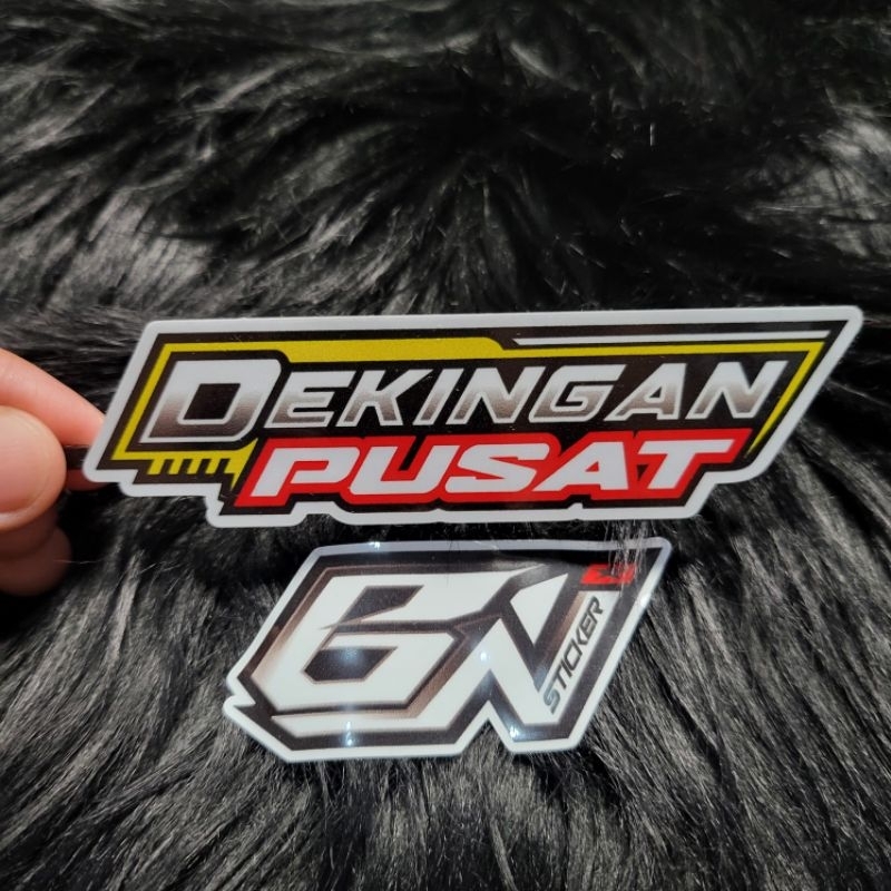 stiker kata2 dekingan pusat