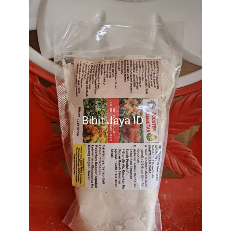 Pupuk Booster Rambutan Penyubur Agar Berbuah Lebat