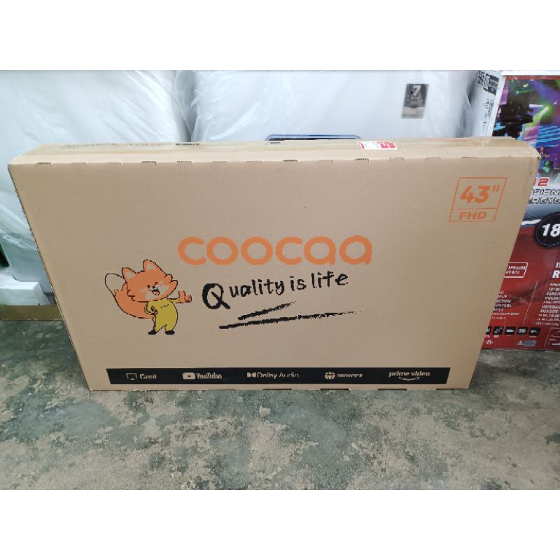 TV LED COOCAA SMART DIGITAL 43 INCH - TV SMART COOCAA 43 INCH - LED COOCAA SMART 43 INCH - COOCAA SM