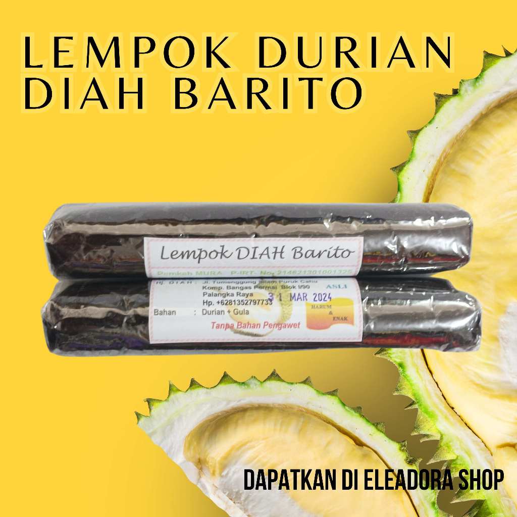 

Lempok Durian Diah Barito - Dodol Durian Khas Kalimantan