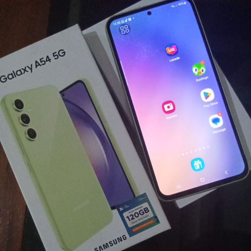 Hp second Samsung A54 5G 2023 Free Kepala Charger