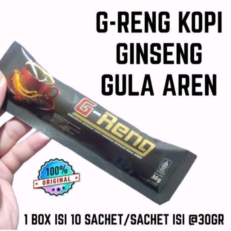 

￼Kopi G-RENG Hrg per 1 Sahcet//Kopi Ginseng Stamina Pria Dewasa//Kopinya Pria Dewasa//Kopi Kuat dan Tahan Lama