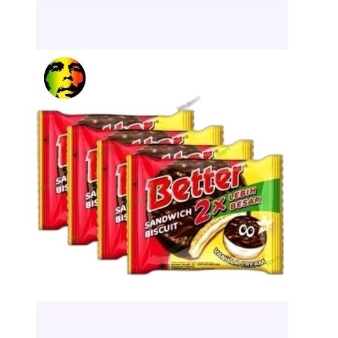 

Better sandwich biscuit vanilla sachet isi 10