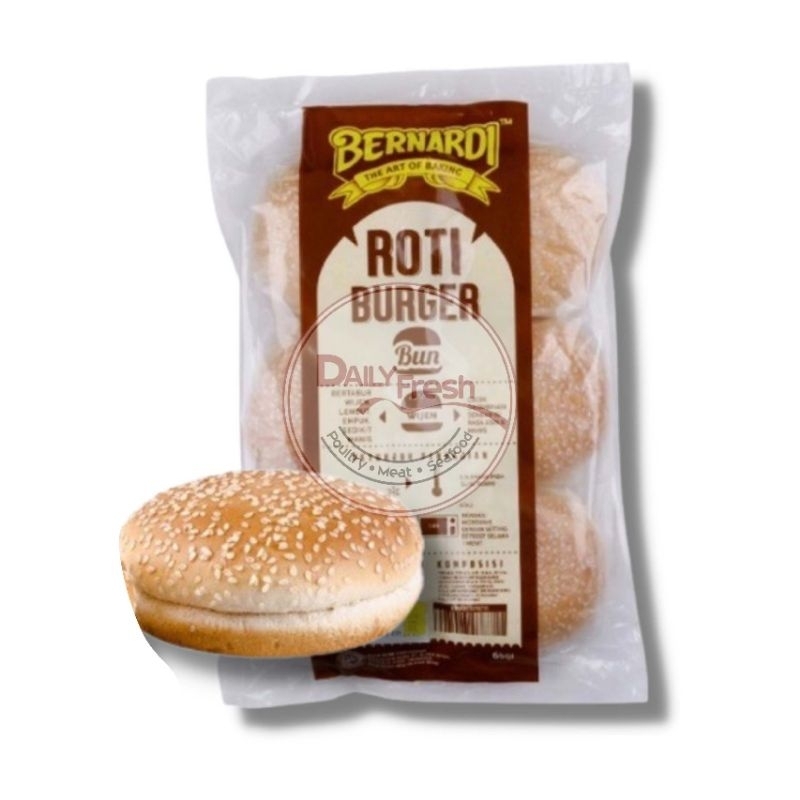 

BERNARDI ROTI BURGER WIJEN | SESAME BUN 6PCS 300GR