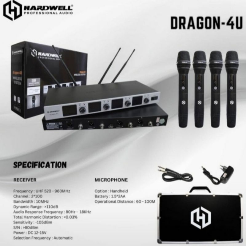 MIC WIRELES HARDWEL DRAGON 4 U