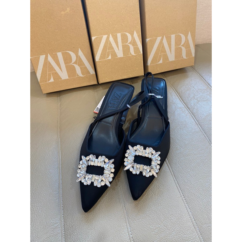 Zara heels Kristal 5cm Pointed Toe High Heels Stiletto Shoes