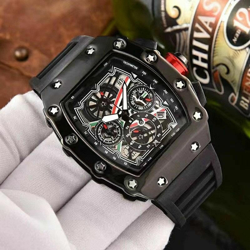 jam tangan pria rm premium quality strap ruber anti air