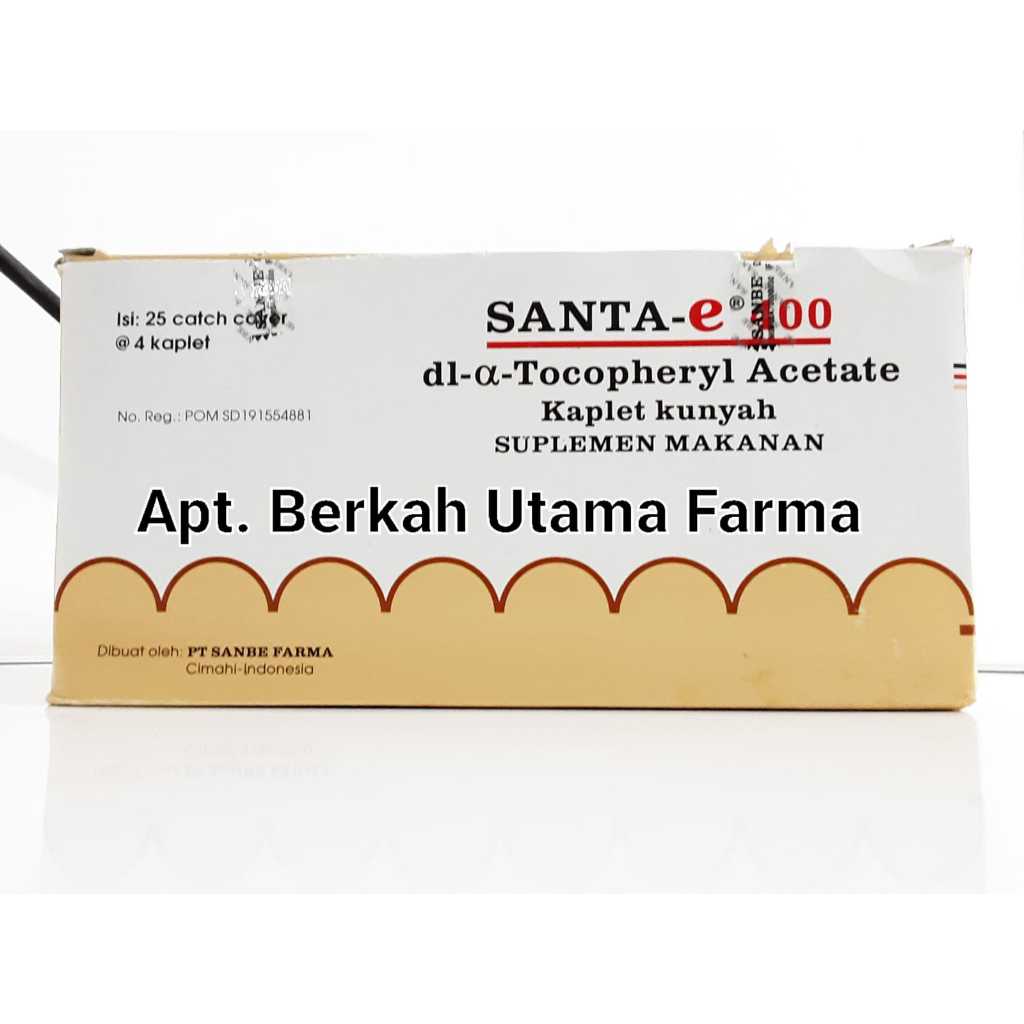 Santa -E 400 MG - Per box isi 25 Strip 4 tablet