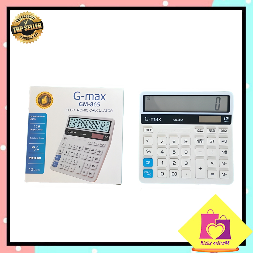

Rizkyonline88 Kalkulator 12-Digit Calculator Check & Correct GM-865