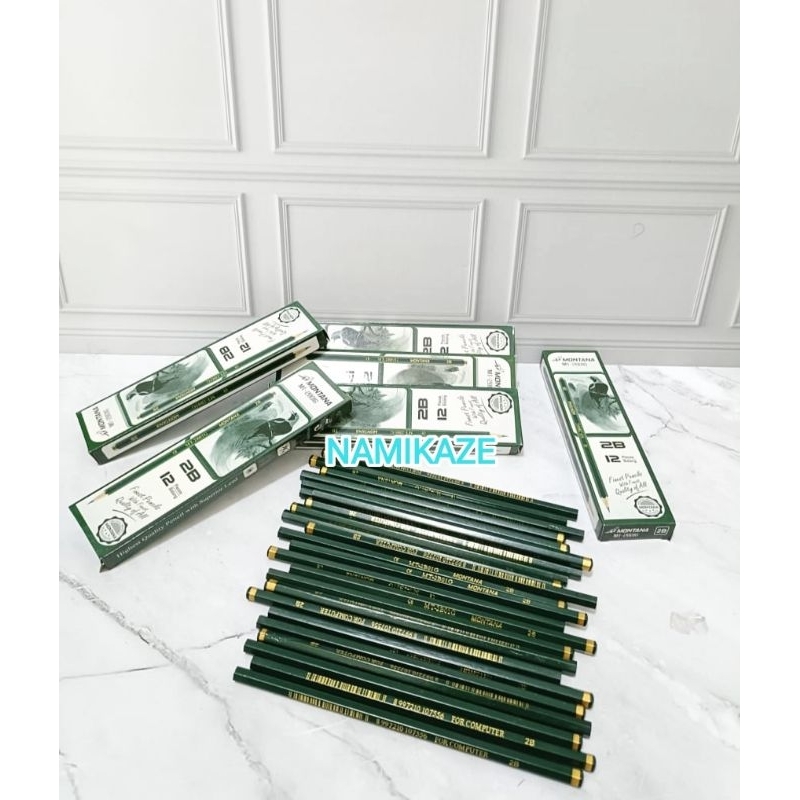 

PENSIL 2B MONTANA MT-21B01G FOR COMPUTER ISI 12 PCS