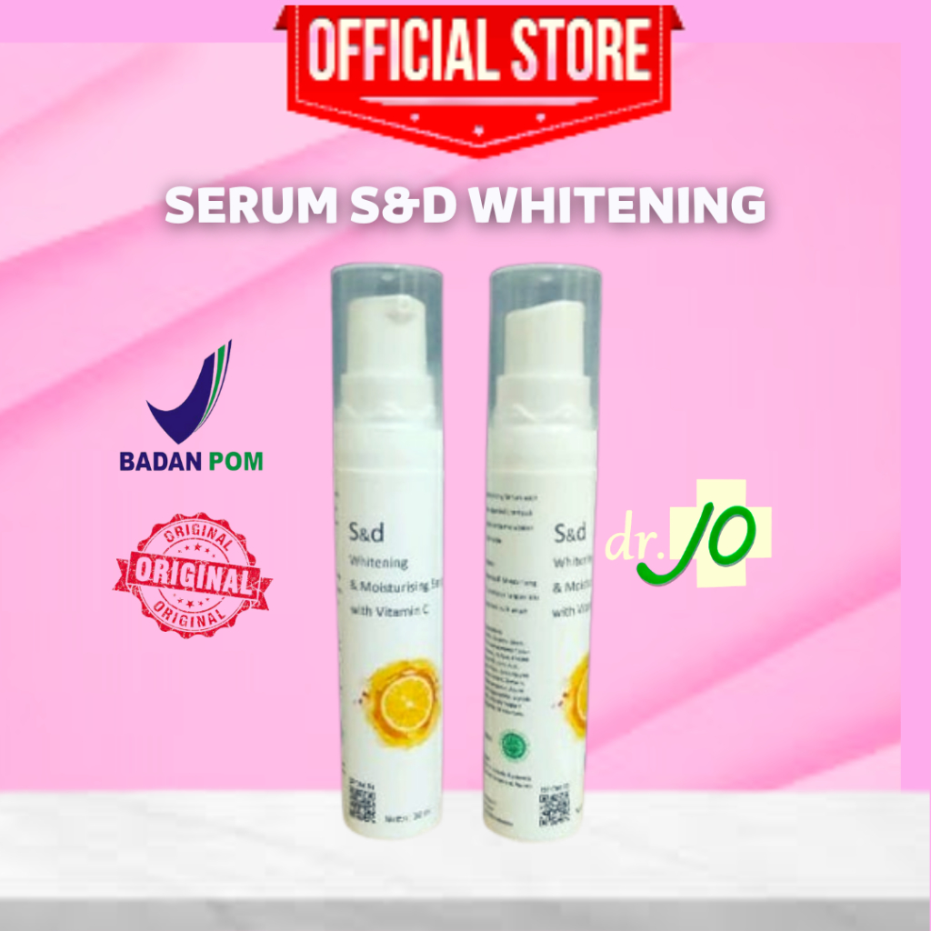 SERUM S&D WHITENING & MOISTURISING WITH VITAMIN C SERUM KLINIK DR.JO