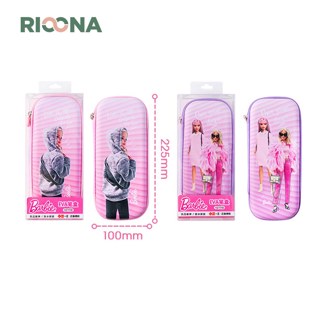 Tempat Pensil Barbie Bahan EVA Kotak Pensil Barbie