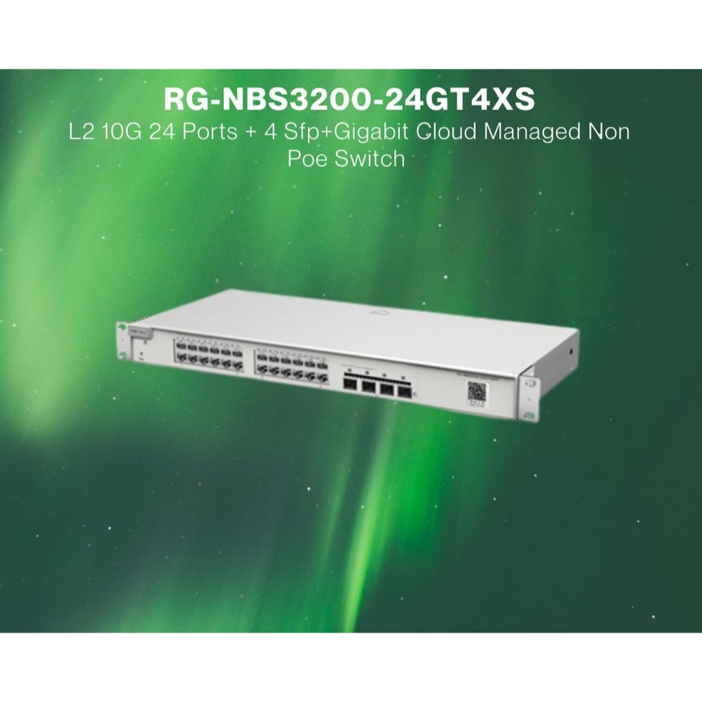 RUIJIE REYEE RG-NBS3200-24GT4XS 24 PORT + 4 SFP+ L2 10G GIGABIT MANAGE SWITCH