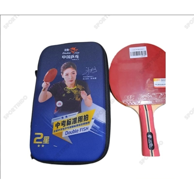Bat Tenis Meja Double Fish 2☆☆ /Bat ping pong Double Fish 2☆☆
