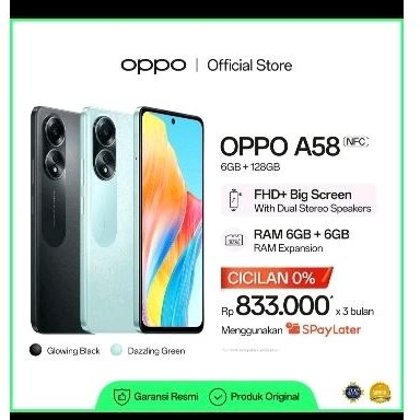 Oppo A58 ram 6