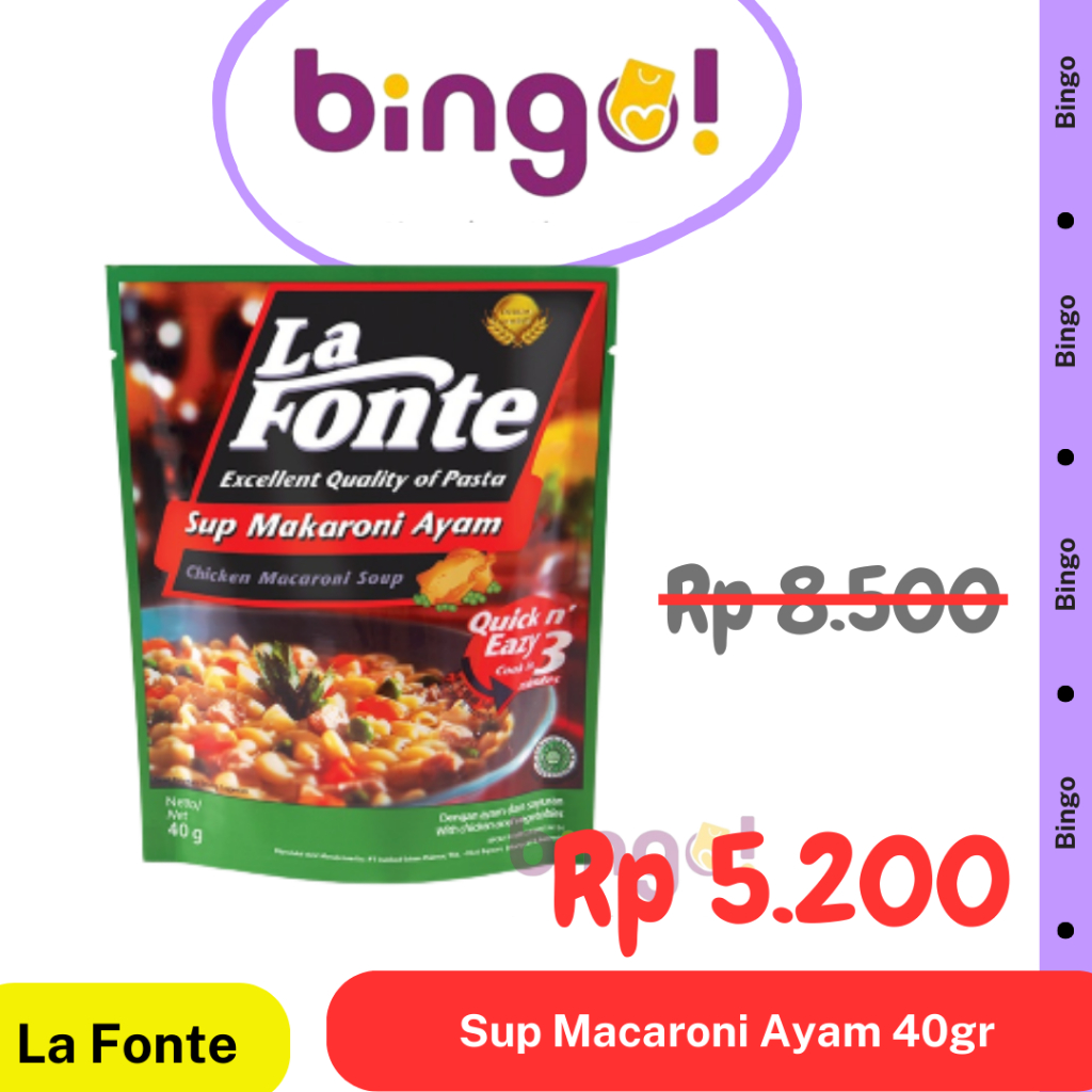 

La Fonte Sup Macaroni 40 Gr