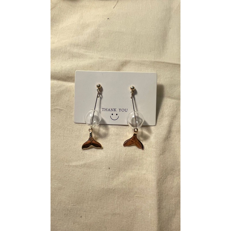 DA earing - anting wanita - dolphin ball