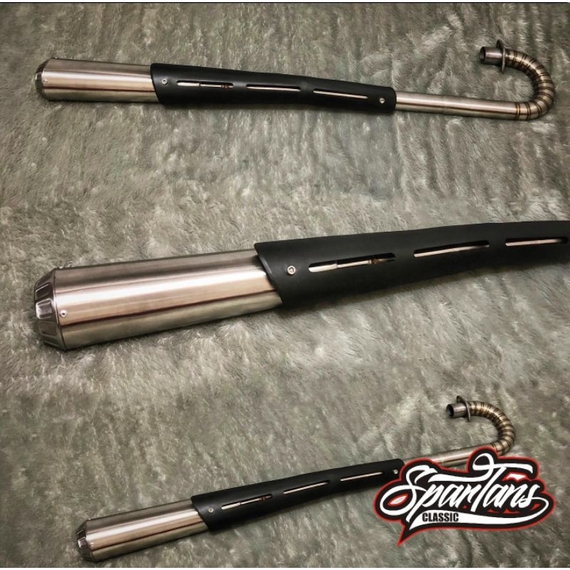 Knalpot W175 Scrambler Tracker Original Spartans