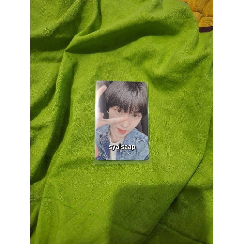 photocard jisung golden age collecting ver pc